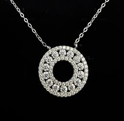 Stunning Moissanite Necklace (New) 
