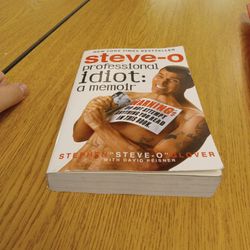 Steve-o Professional Idiot: A Memoir [SIGNED] Cash Only