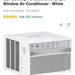 Two GE 350 Sqft 8000 BTU Smart Window Airconditioners