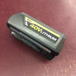 RYOBI 40V CORDLESS YARD TOOL BATTERY 40 VOLT  LITHIUM 4AH