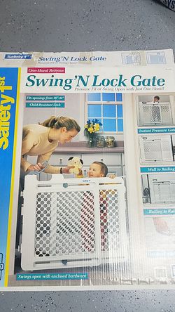 Swing and lock gate safety 1st
