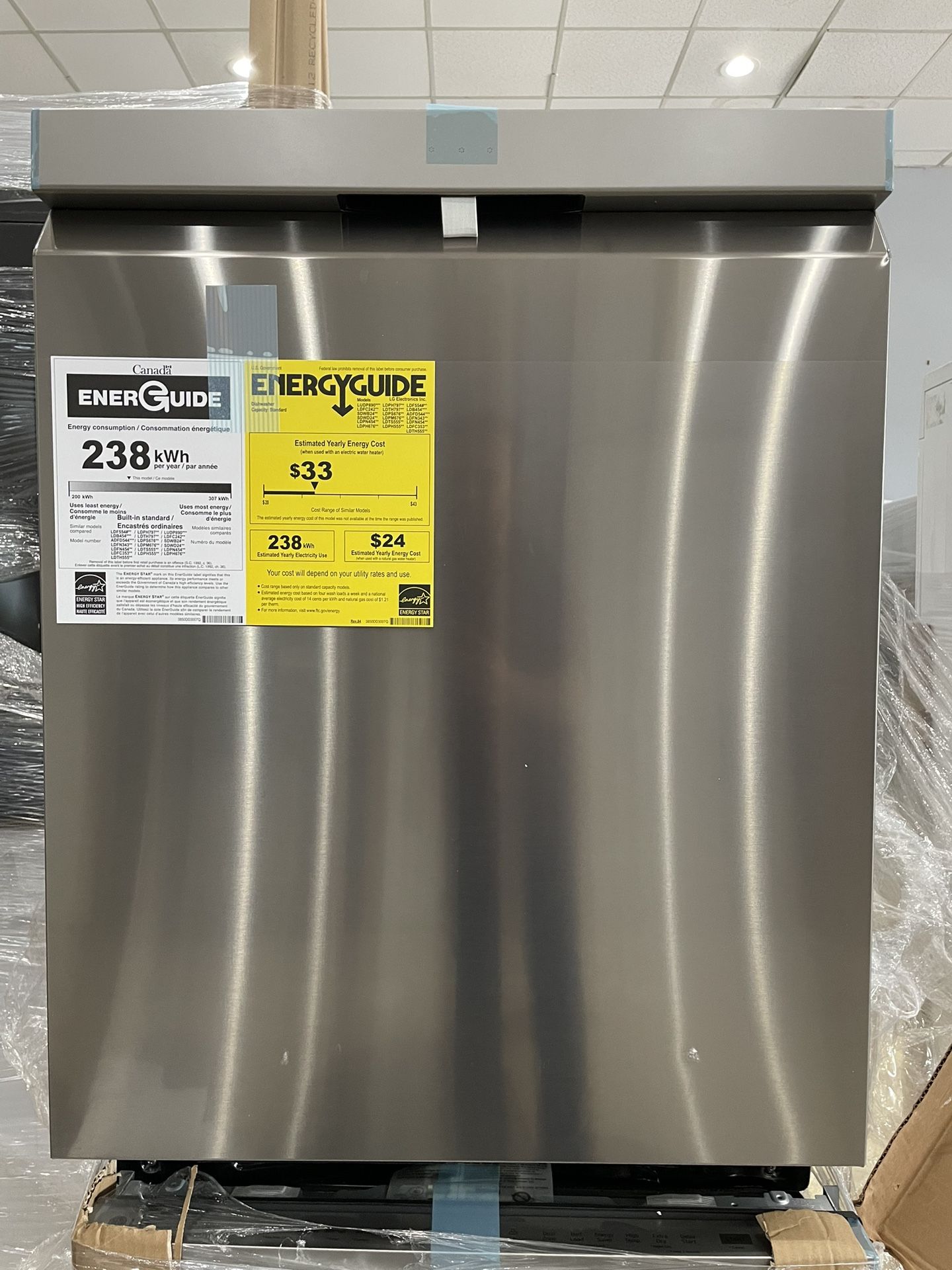 LG NEW OPENBOX STAINLESS STEEL DISHWASHER