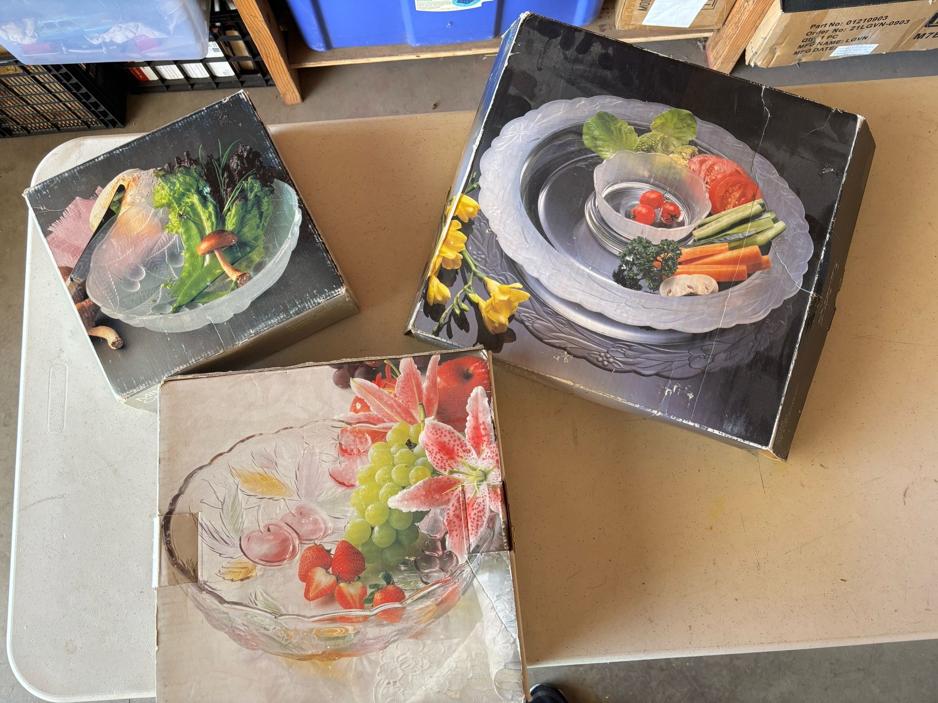 Three Glass Bowls (Bundle)