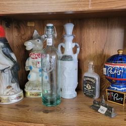 Lot of Decanter & Glass