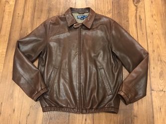 MENS POLO RALPH LAUREN Sz M leather jacket
