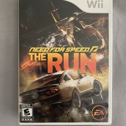 Need for Speed: The Run (Nintendo Wii Game) - Excellent Condition