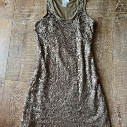 Max Studio Small Spangle Mini Dress 