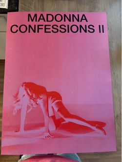 Madonna Confessions 2 Album Poster