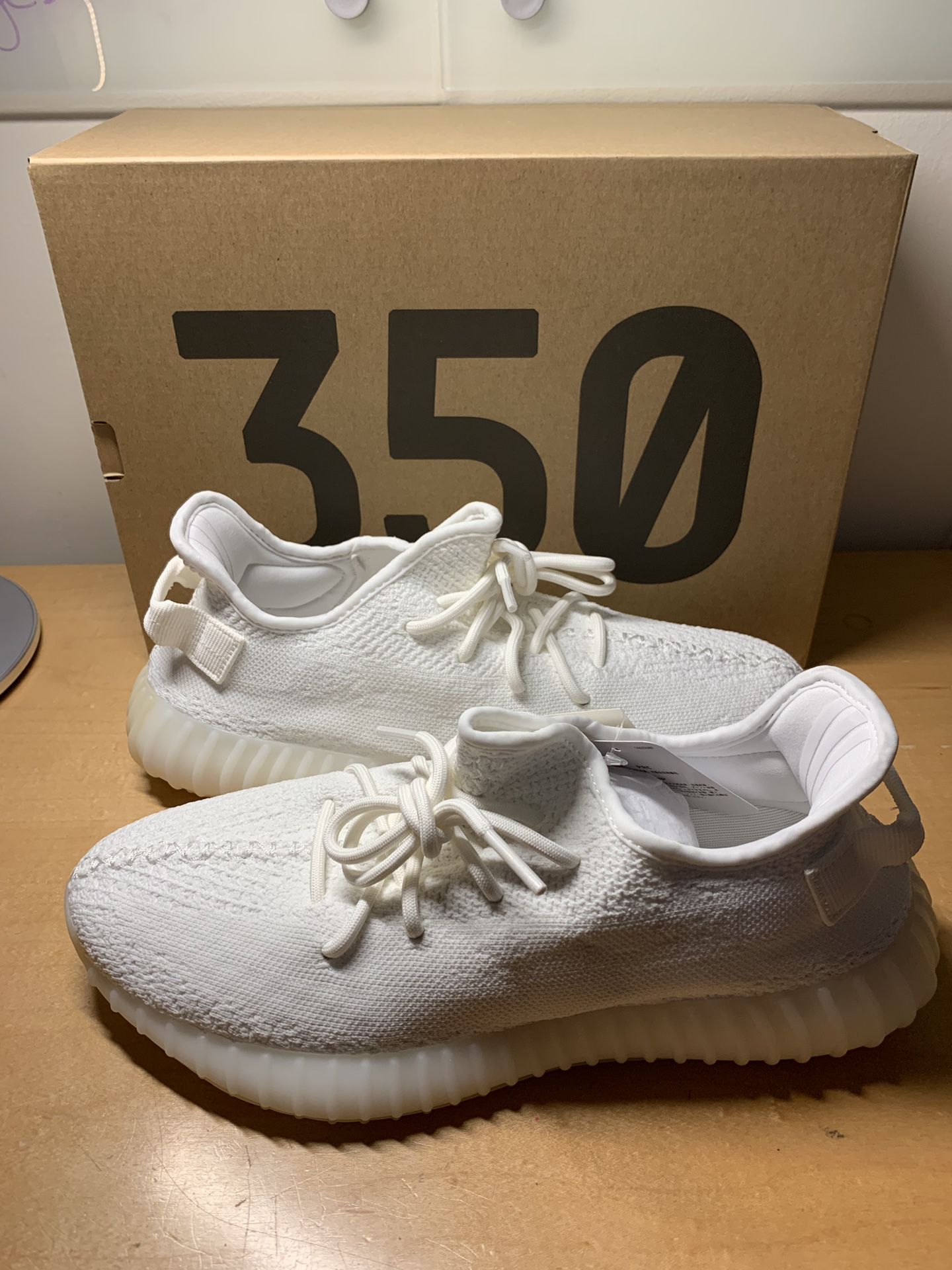 Adidas Yeezy Boost 350 V2 Kanye West ‘Cream White’ Brand New Sz 9.5 Shoe