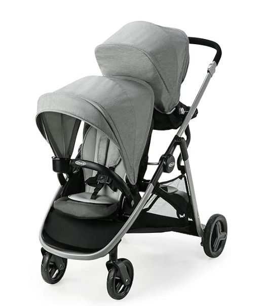 Graco Double Stroller + Car seat