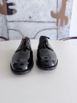 Sanders "Military Collection" Patent Leather Officer Shoes – Made in England