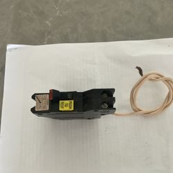FEDERAL PACIFIC ELECTRIC - FPE - 20 AMP 120V GFCI SINLGE POLE - CIRCUIT BREAKER - STAB LOK = WORKING WHEN REMOVED - MAKE ME AN OFFER