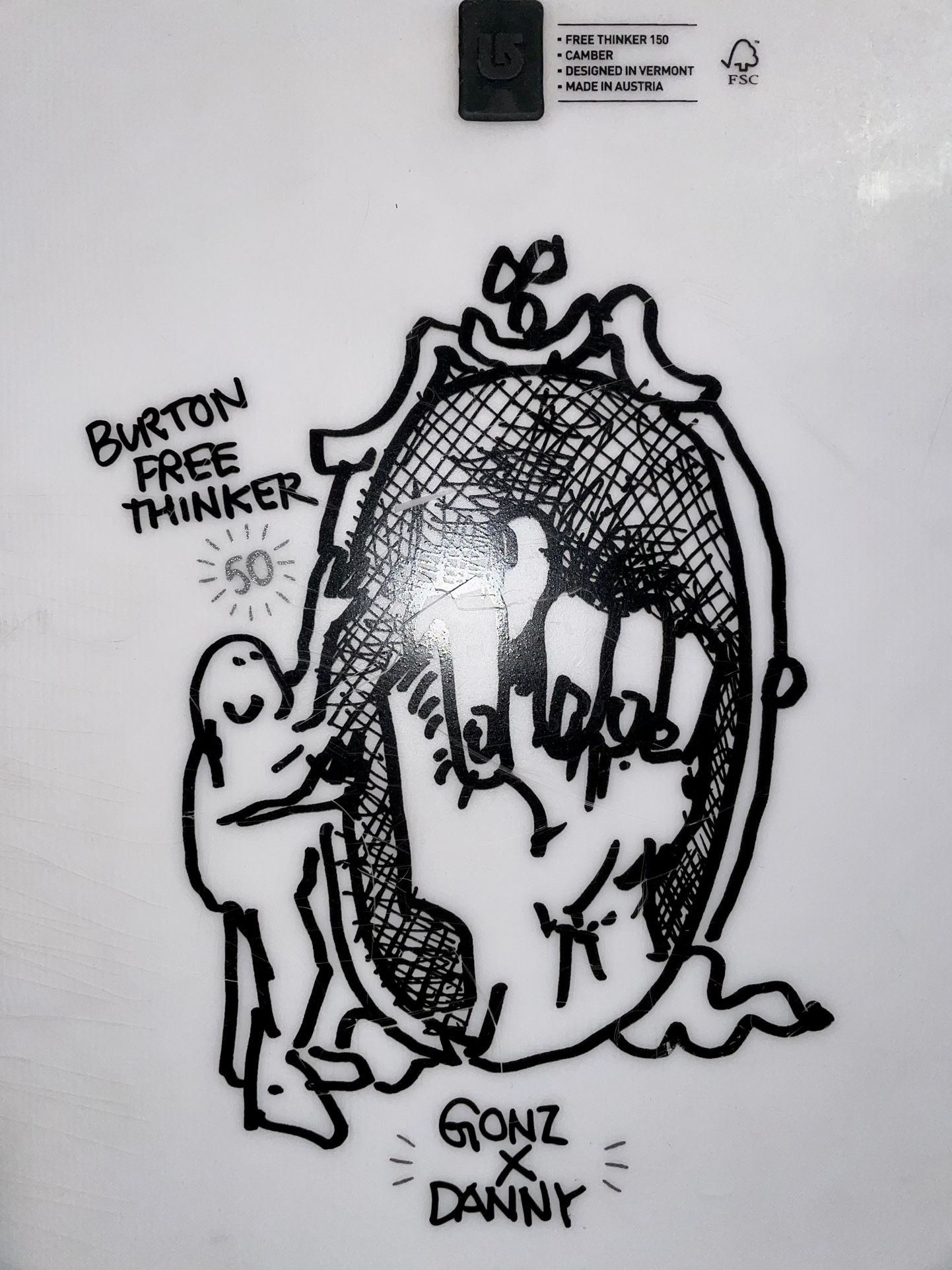 Burton Free Thinker 150 (gonz x danny) snowboard for Sale in West