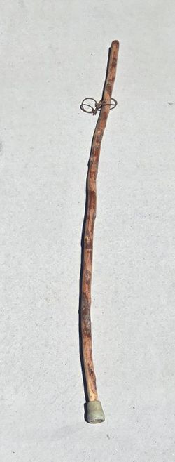 Handcrafted Natural Wood Walking Cane Twisted Limb Rustic Folk Art Stick