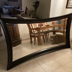 Light Wood Mirror Frame
