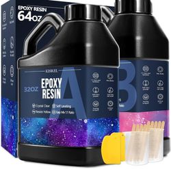 Epoxy Resin 64oz- Crystal Clear Epoxy Resin Kit