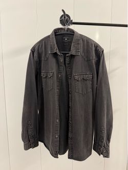 ZARA Black Denim Shirt