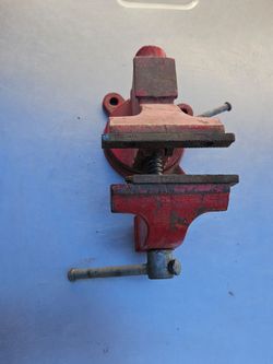 Mini Bench vise swivel with anvil