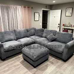 New Dark Gray Sectional 