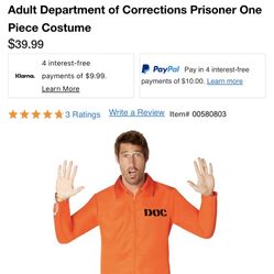 prisoner halloween costume 