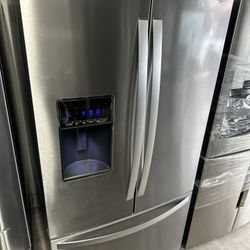 🌆💯whirlpool Refrigerator Stainless Steel Like New💯🌆