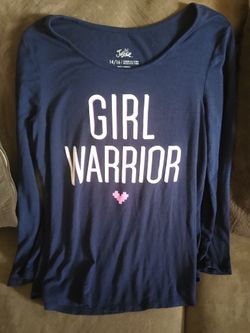 Justice shirt size 14/16