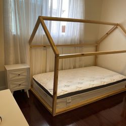 Twin Size Bed Frame And Mattress 