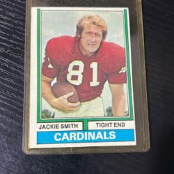 JACKIE SMITH NFL CARD 