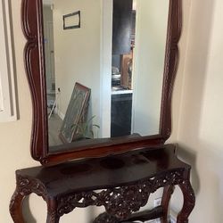 Mirror With Table