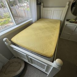 Twin Size Wood Bed Frame