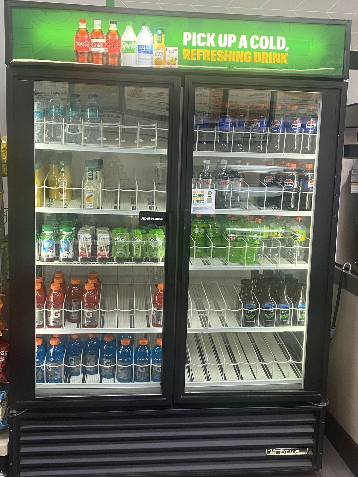 Two Door Bottle Coke Machine