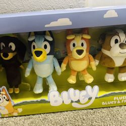 New Bluey Plush And Friends Collection Full Set 