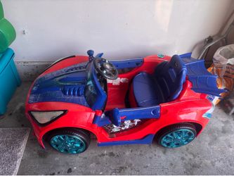 Spider Man motorized car
