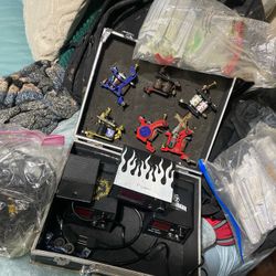 Tattoo Kit With A lot Of Accessories 