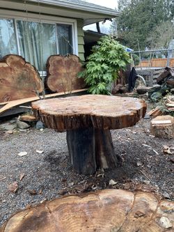 Redwood Table Tops Live Edge 3.5 Ft