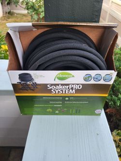 Soaker hose system for garden