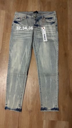 Purple jeans
