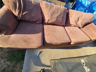 Brown big sofa