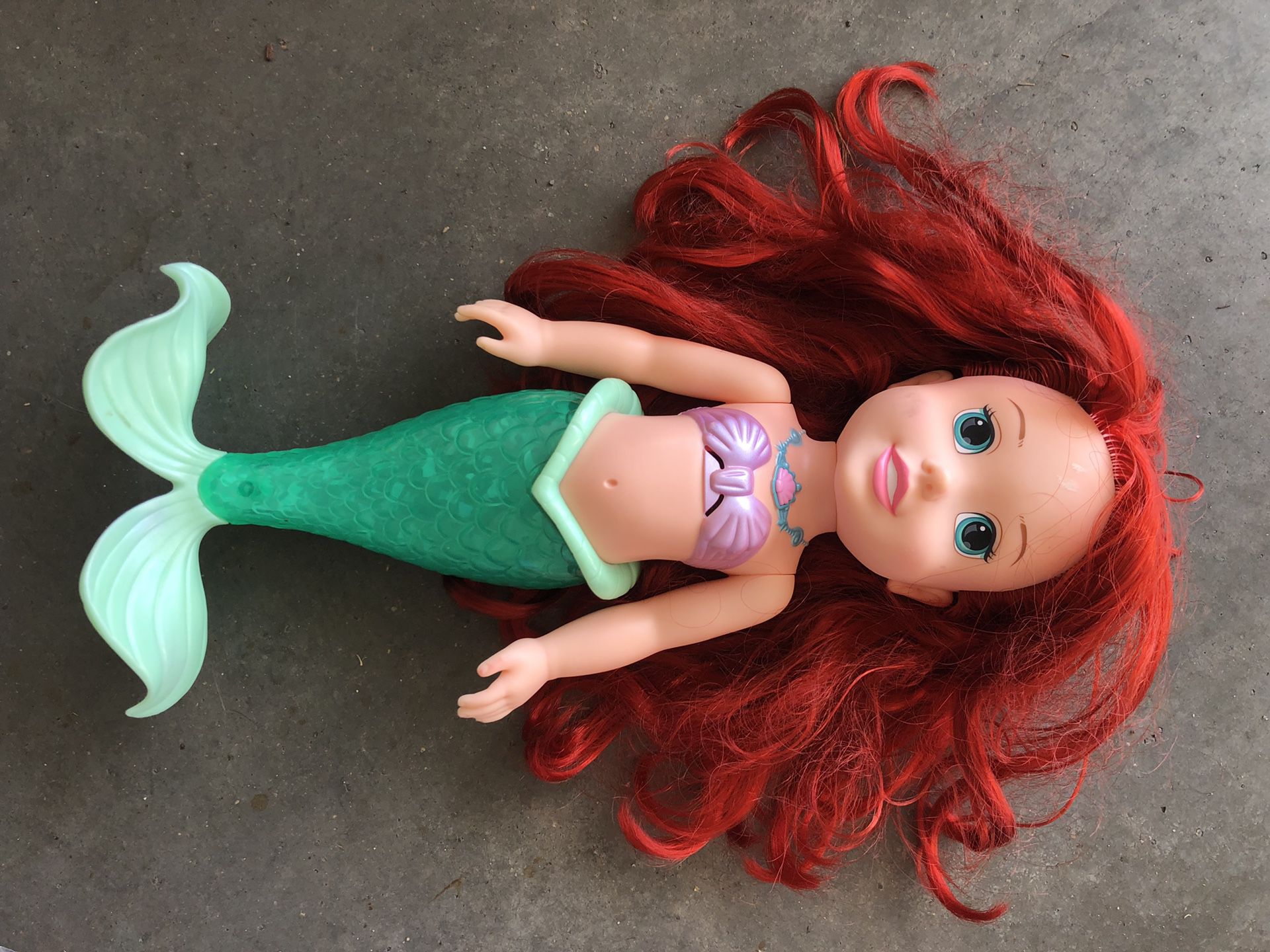 Singing mermaid doll