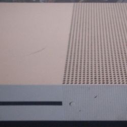 Xbox One S, controllers,headphone,charger,and games 