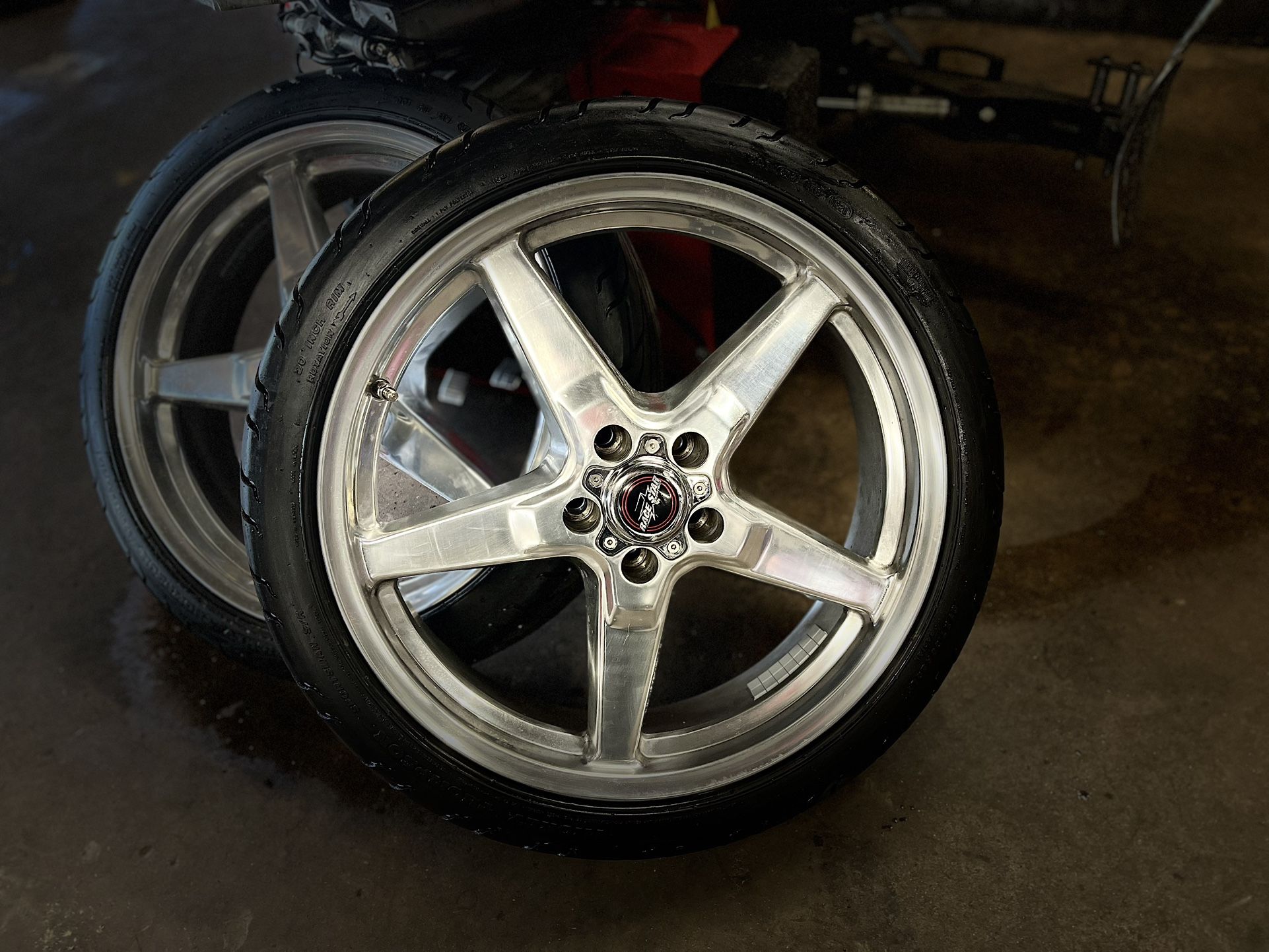 2 Race Star Rims With Mickey Thompsons