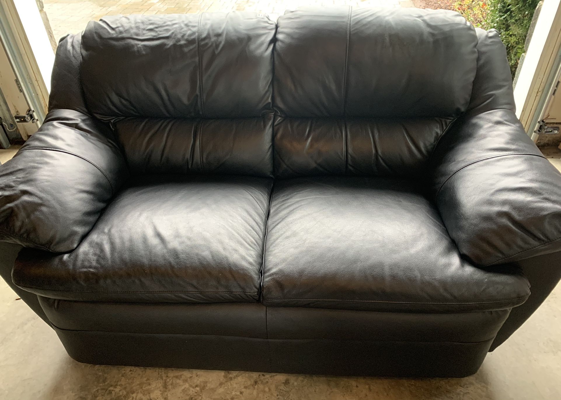 Black Loveseat Couch