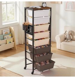 Rolling Cart with 8 Drawers