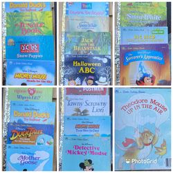 26 Vtg Little Golden Books Inside Are Like New $30 for all
