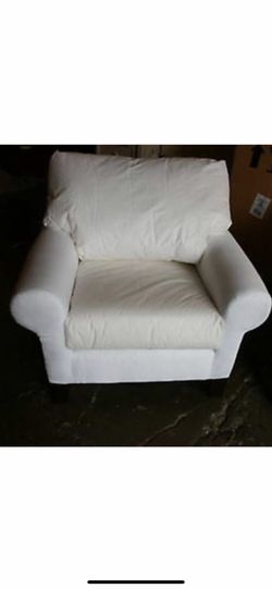 Pottery barn white chair