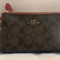 Coach Double Zipper Wrislet