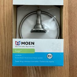 Moen Brushed Nickel Towel Ring