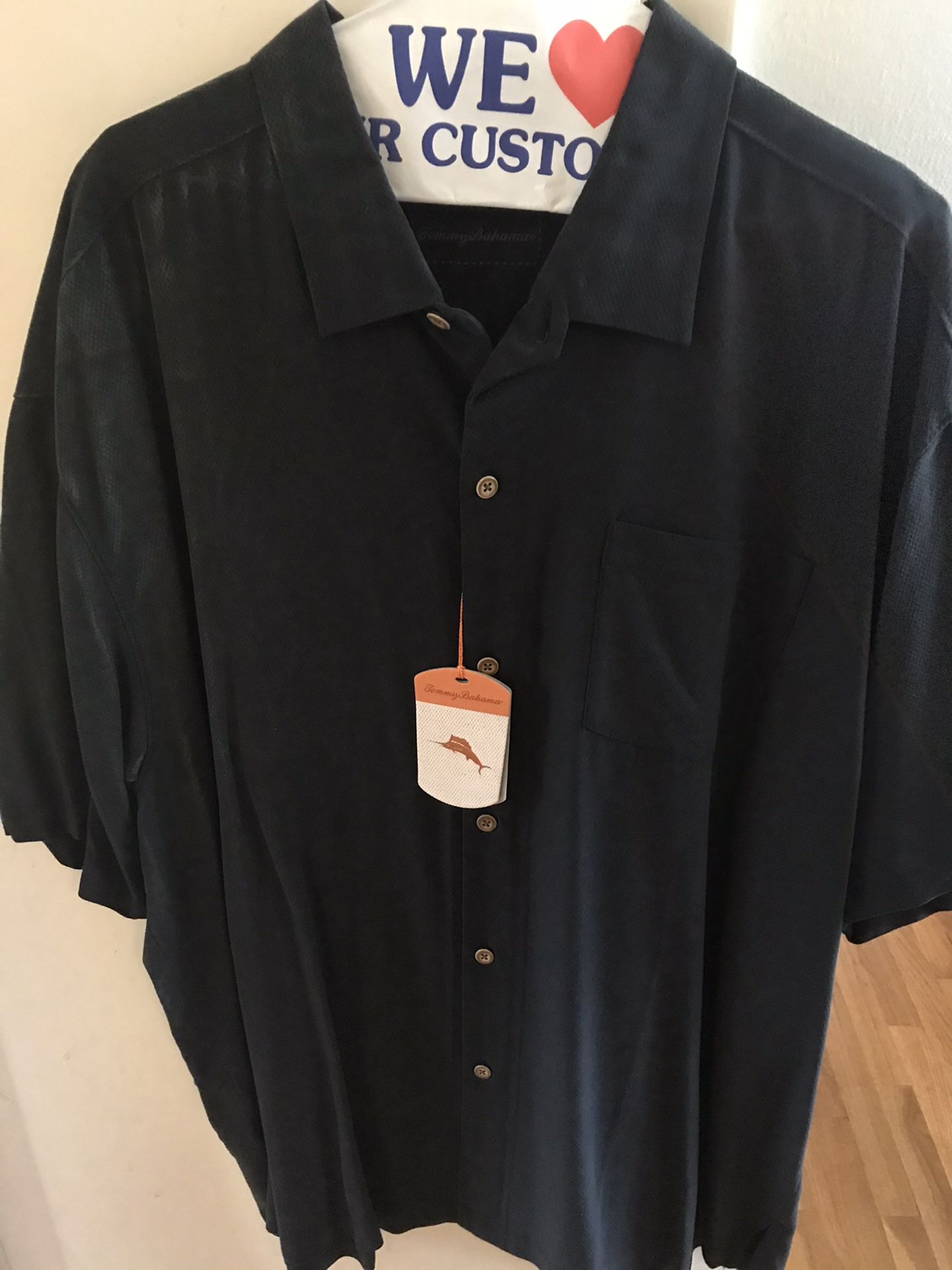 XL Limited Edition Black Tommy Bahama Shirt