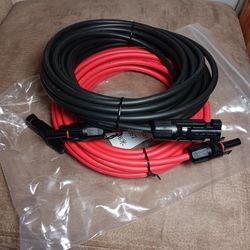 25ft Extencion cable solar 10awg