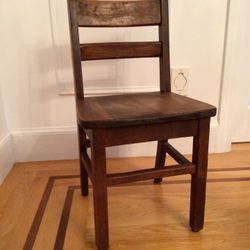 Vintage Child’s Wooden School Chair 1950’s